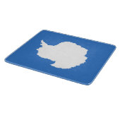 南極大陸の国旗(グラハム・バートラムによる) カッティングボード (角)