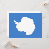 南極大陸の国旗（グラハム・バートラムによる） カード (正面/裏面インサイチュ)