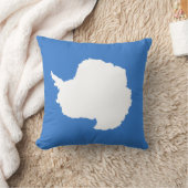 南極大陸の国旗（グラハム・バートラムによる） クッション (ブランケット)