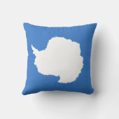 南極大陸の国旗（グラハム・バートラムによる） クッション (裏面)