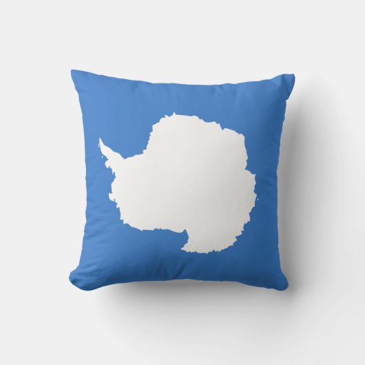 南極大陸の国旗（グラハム・バートラムによる） クッション (正面)