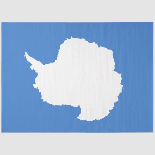 南極大陸の国旗（グラハム・バートラムによる） 薄葉紙 (正面)