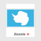 南極大陸の国旗（グラハム・バートラム） シール (シート)