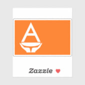 南極大陸の国旗（ホイットニー・スミス） シール (シート)