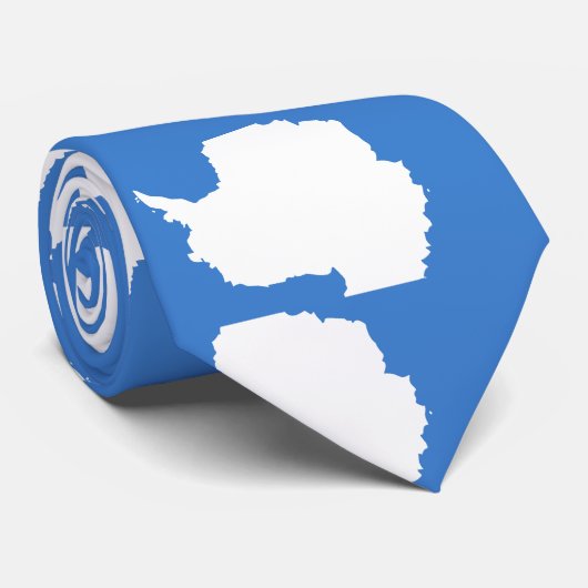 南極大陸の旗 ネクタイ (ロール)