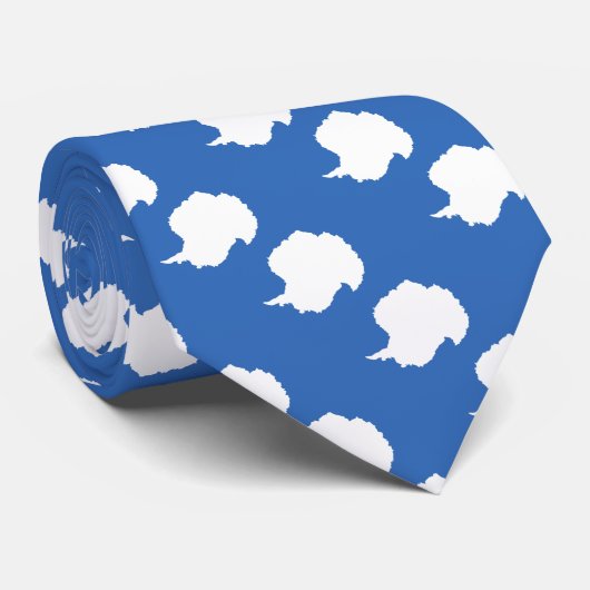 南極大陸の旗 ネクタイ (ロール)