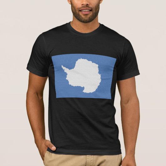 南極大陸の旗 Tシャツ (正面)