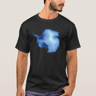 南極大陸の身体検査の地図 Tシャツ