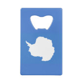 南極大陸クレジットカードボトル開封器の国旗 クレジットカード栓抜き (裏面)