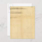 南極大陸図 ポストカード (正面/裏面)