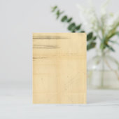 南極大陸図 ポストカード (スタンド正面)