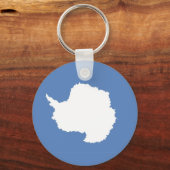 南極大陸国旗の記号 キーホルダー (正面)