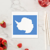 南極大陸紙ナプキンス国旗 スタンダードカクテルナプキン (インサイチュ)