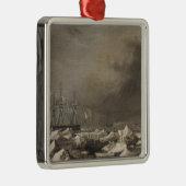 南極大陸3 メタルオーナメント (右)