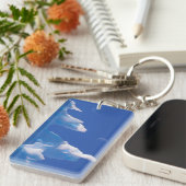 南極大陸、オーストラリア南極領土 キーホルダー (正面右)