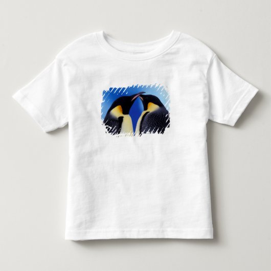 南極大陸 コウテイペンギン トドラーTシャツ (正面)
