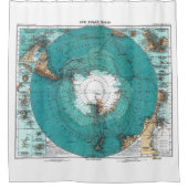 南極大陸 シャワーカーテン (正面)