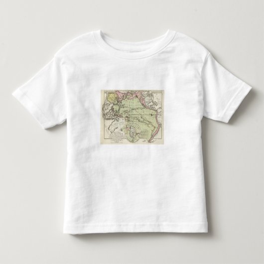 南極大陸 トドラーTシャツ (正面)
