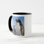 南極大陸、ネココーブ(港)。ジェンツーペンギン2 マグカップ (正面左)