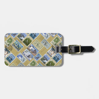 南極大陸-ペンギンの切手 ラゲッジタグ