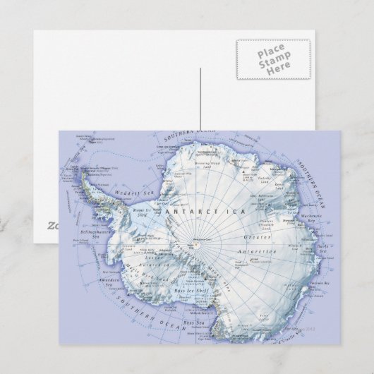 南極大陸 ポストカード (正面/裏面)