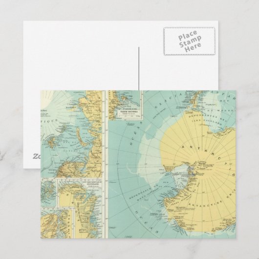 南極大陸 ポストカード (正面/裏面)