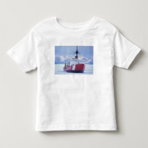 南極大陸、ロス島、マクマード基地、米国沿岸警備隊 トドラーTシャツ