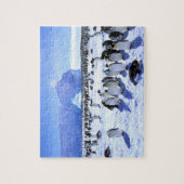 南極大陸,南極半島,ウェッデル海, 5 ジグソーパズル (縦)