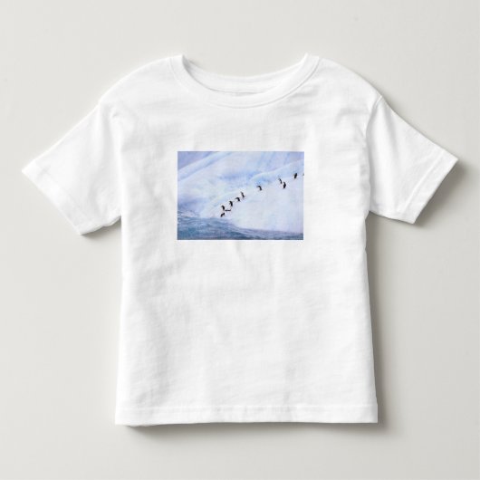 南極大陸・南極半島 コウテイペンギン トドラーTシャツ (正面)