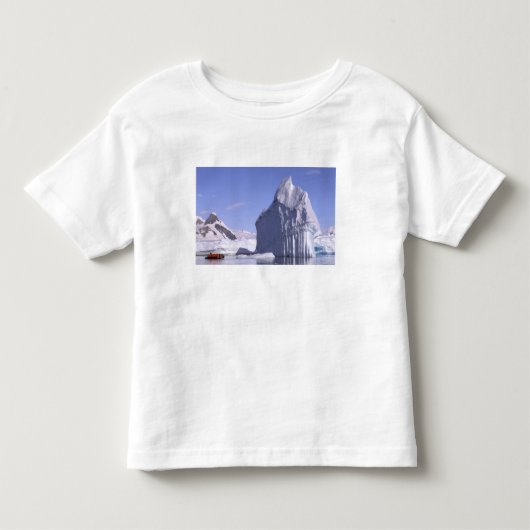 南極大陸、 南極半島 ゾディアックと トドラーTシャツ (正面)