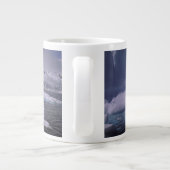 南極大陸。南極氷上脱出2 ジャンボコーヒーマグカップ (裏面)