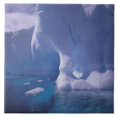 南極大陸。南極氷山3号 タイル (正面)