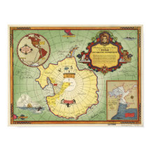 南極大陸 – 第2次定期遠征Anqitueマップ1934