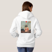 南極放送Tシャツ パーカ (裏面フル)