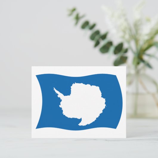 南極旗はがき ポストカード (スタンド正面)