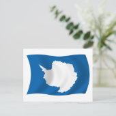 南極旗はがき ポストカード (スタンド正面)