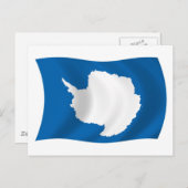 南極旗はがき ポストカード (正面/裏面)