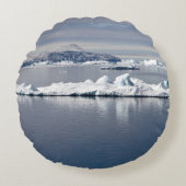 南極景観 ラウンドクッション (正面)