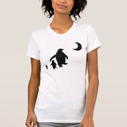 南極月光のペンギン Tシャツ (正面)