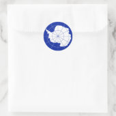 南極条約国旗 ラウンドシール (バッグ)