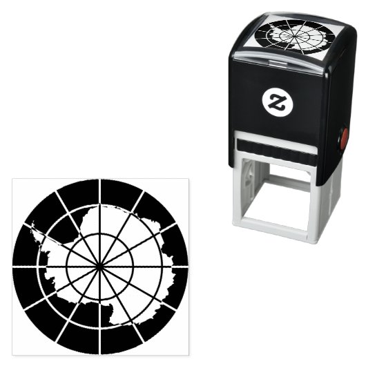 南極条約方式の自墨加工ゴム印 セルフインキングスタンプ (インサイチュ)