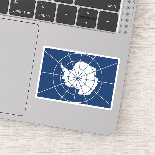 南極条約記章、南極大陸旗 シール (詳細)