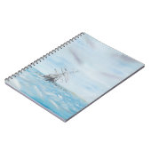 南極氷によって引っ掛かる持久力。 色彩の鮮やか ノートブック (左側)