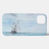 南極氷によって引っ掛かる持久力。 色彩の鮮やか Case-Mate iPhoneケース (裏面 (横))