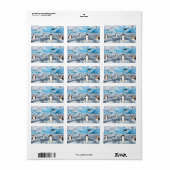 南極氷のかわいいペンギン ラベル (フルシート)