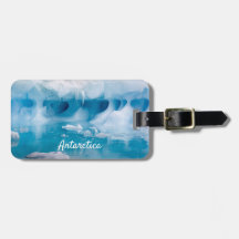 南極氷山写真(文字)