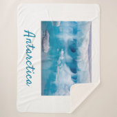 南極氷山文字 シェルパブランケット (正面)