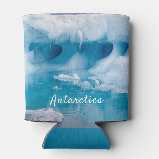 南極氷山文字 缶クーラー (裏面)