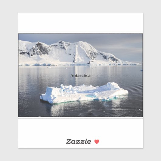 南極氷山 シール (シート)