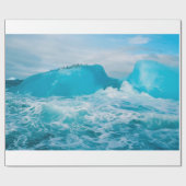 南極氷山 ラッピングペーパー (フラット)